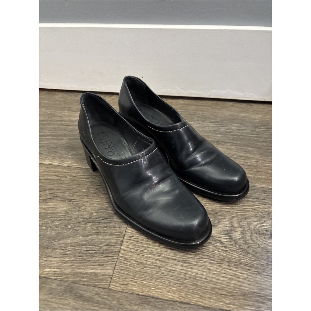 Franco Sarto Bark Blue Heel Size 5.5